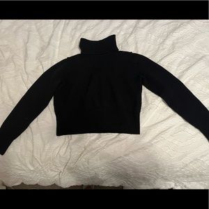 DKNY turtleneck cropped sweater